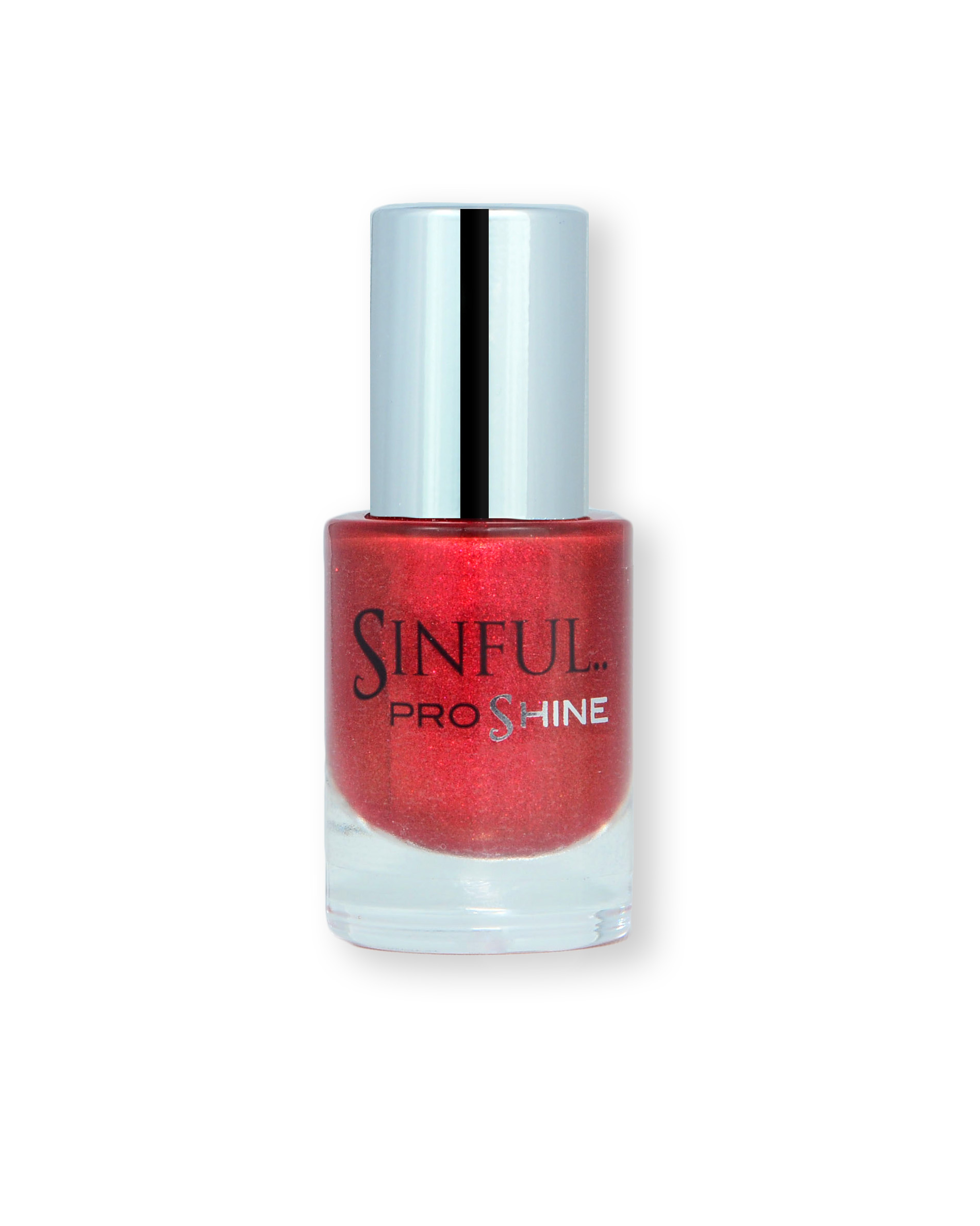 Sinful PROshine is a revolution into top spec imitation gel-like formula, easy application, full coverage and a sleek finish. Spoil yourself with the choice of 42 shades, expertly formulated with the finest grade of pigments. Devils Own: Cherry red with a dazzling pearl finish