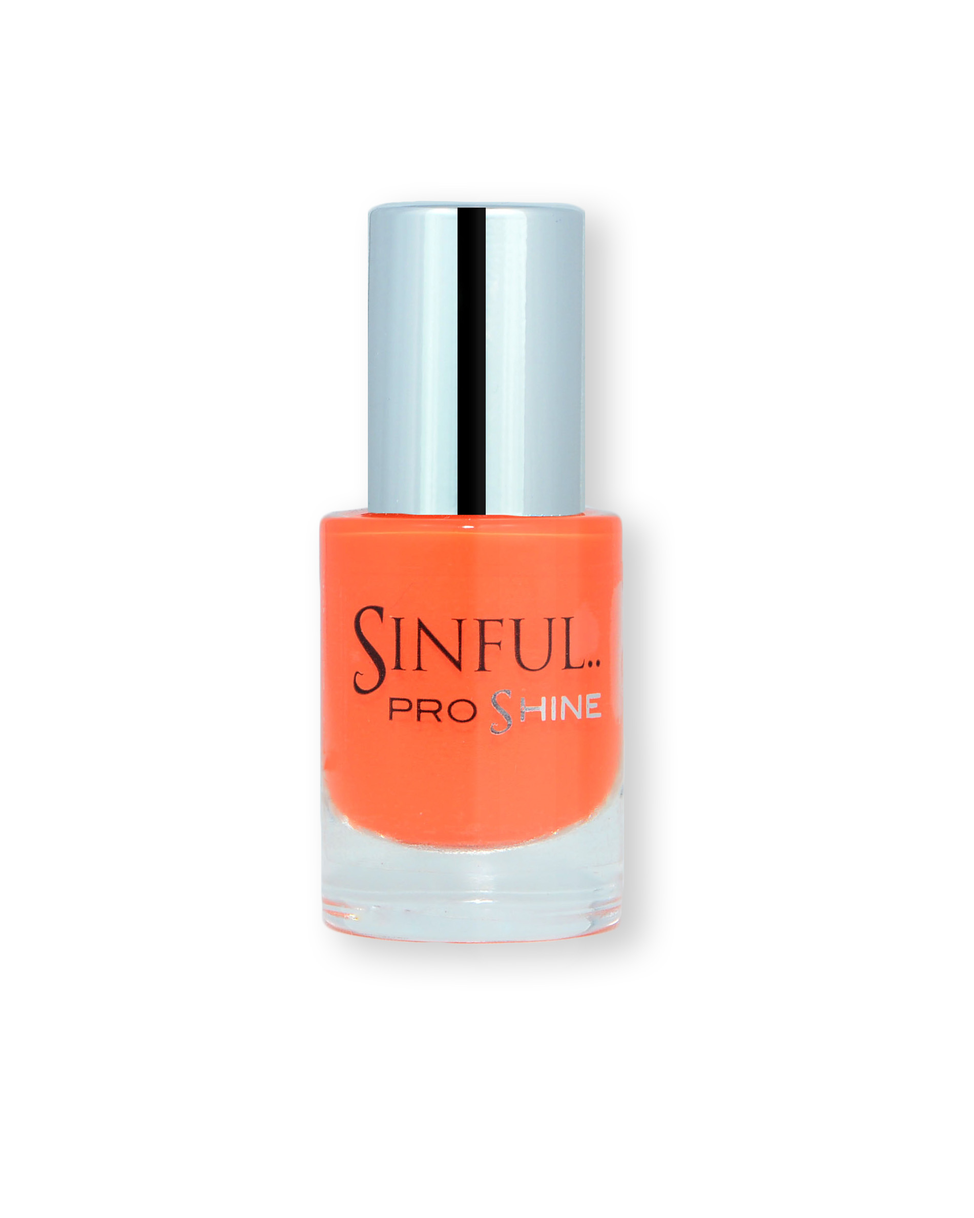 Sinful PROshine is a revolution into top spec imitation gel-like formula, easy application, full coverage and a sleek finish. Spoil yourself with the choice of 42 shades, expertly formulated with the finest grade of pigments. Luminosity: Vibrant satsuma orange, creme finish