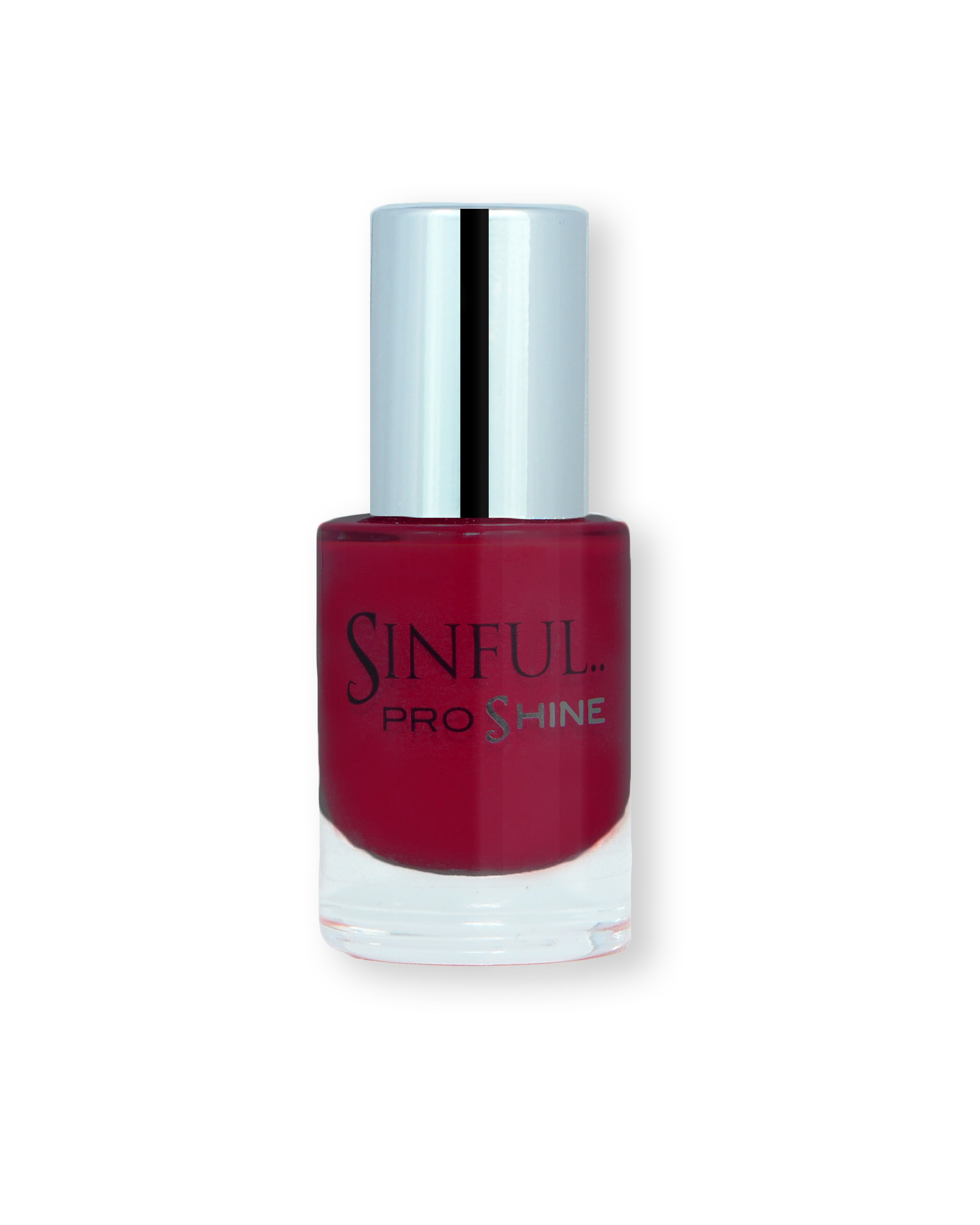 Sinful PROshine is a revolution into top spec imitation gel-like formula, easy application, full coverage and a sleek finish. Spoil yourself with the choice of 42 shades, expertly formulated with the finest grade of pigments. Misbehaving: Oxblood red with a creme finish