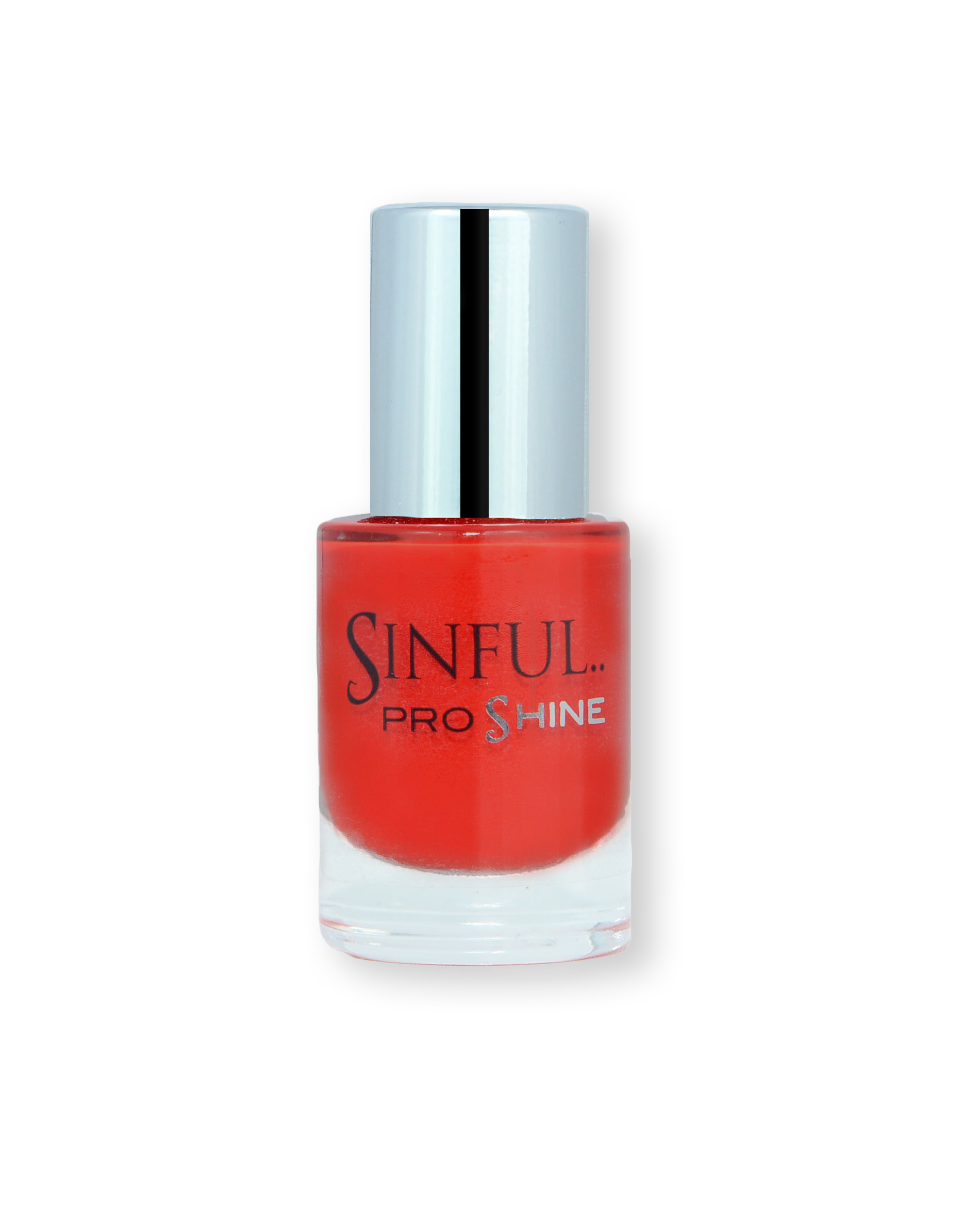 Sinful PROshine is a revolution into top spec imitation gel-like formula, easy application, full coverage and a sleek finish. Spoil yourself with the choice of 42 shades, expertly formulated with the finest grade of pigments. Pout: The perfect red carpet hue with a creme finish