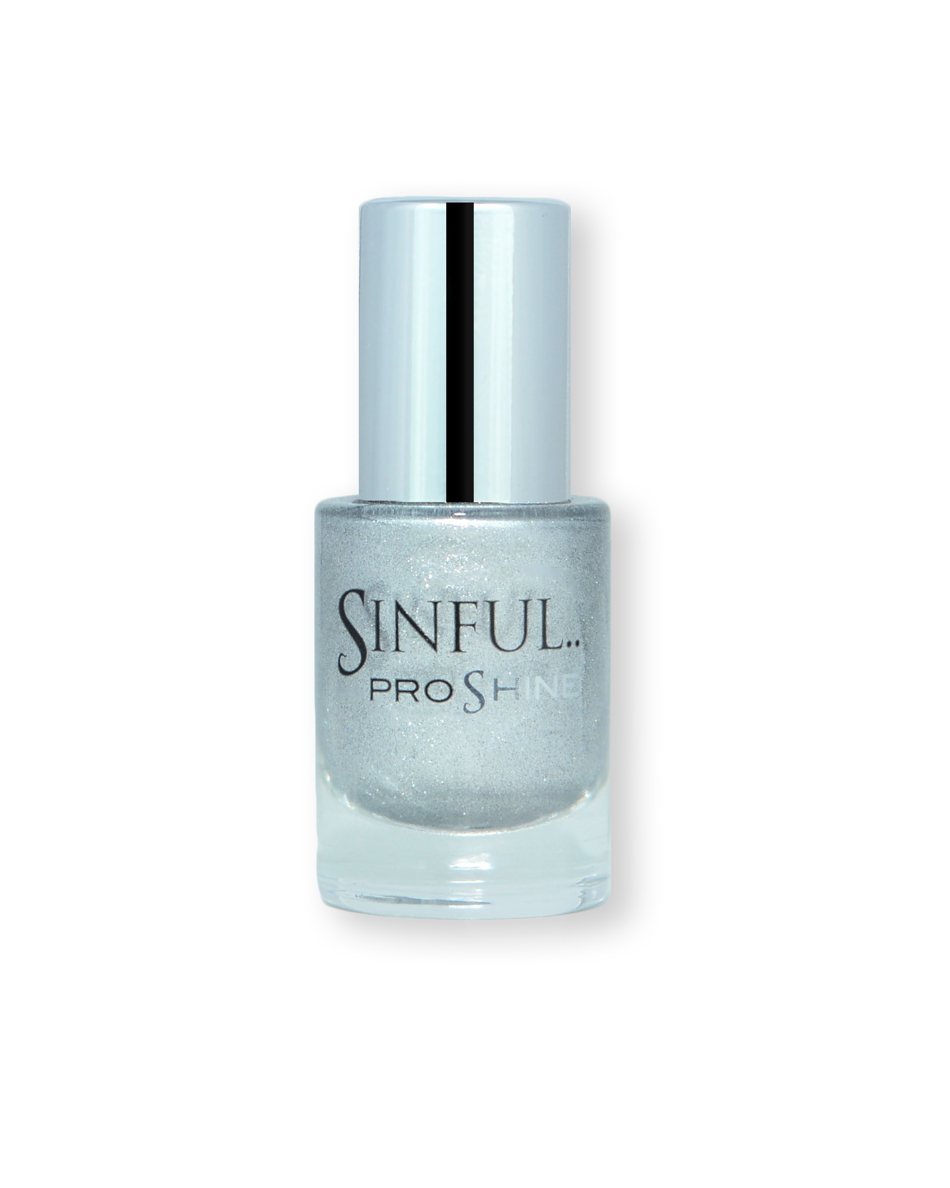 Sinful PROshine is a revolution into top spec imitation gel-like formula, easy application, full coverage and a sleek finish. Spoil yourself with the choice of 42 shades, expertly formulated with the finest grade of pigments. Spoilt Rotten: Luxurious silver foil finish