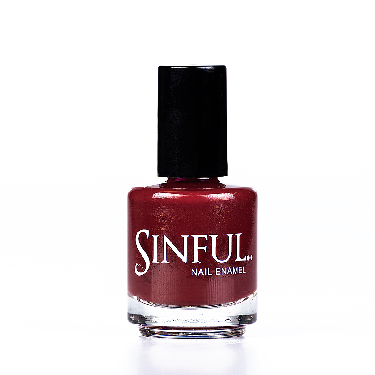 Dangerous.. A very popular wine red shade Sinful always recommends applying two coats of polish to give a solid colour, then applying top coat to extend the wear-time of the polish. 15ml