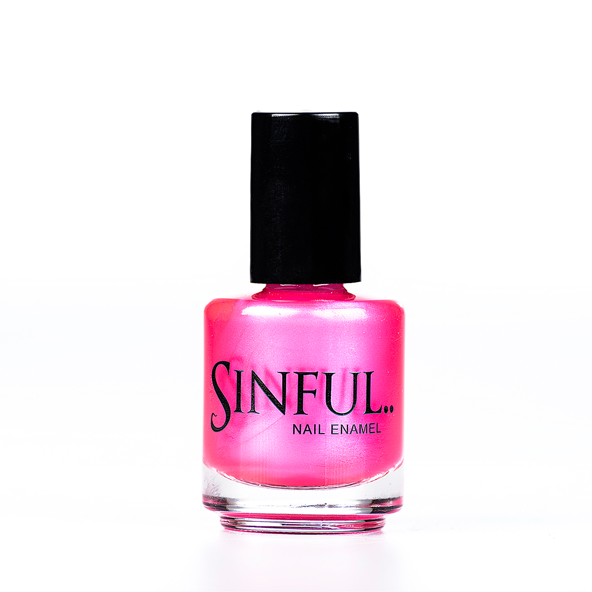 One of Sinful's best sellers - extreme. The brightest, hottest, sexiest neon pink in our collection, with an iridescent shimmer Sinful always recommends applying two coats of polish to give a solid colour, then applying top coat to extend the wear-time of the polish. 15ml