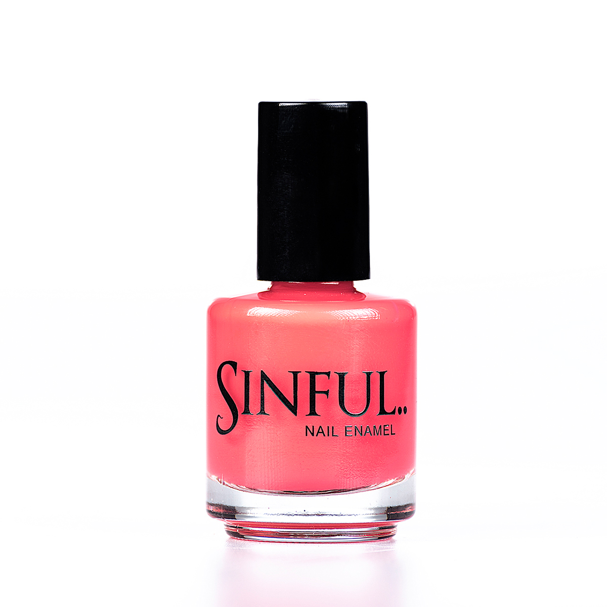 Fettish - Hot & sexy coral orange Sinful always recommends applying two coats of polish to give a solid colour, then applying top coat to extend the wear-time of the polish. 15ml