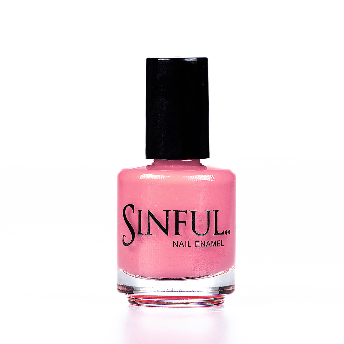 Floozy, a lollipop pink - looks just like candy! Sinful always recommends applying two coats of polish to give a solid colour, then applying top coat to extend the wear-time of the polish. 15ml