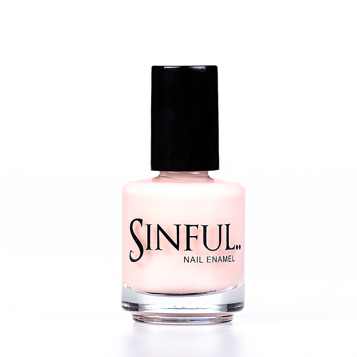 Nude A pale flesh shade - perfect for any skin tone and any occasion. Sinful always recommends applying two coats of polish to give a solid colour, then applying top coat to extend the wear-time of the polish. 15ml