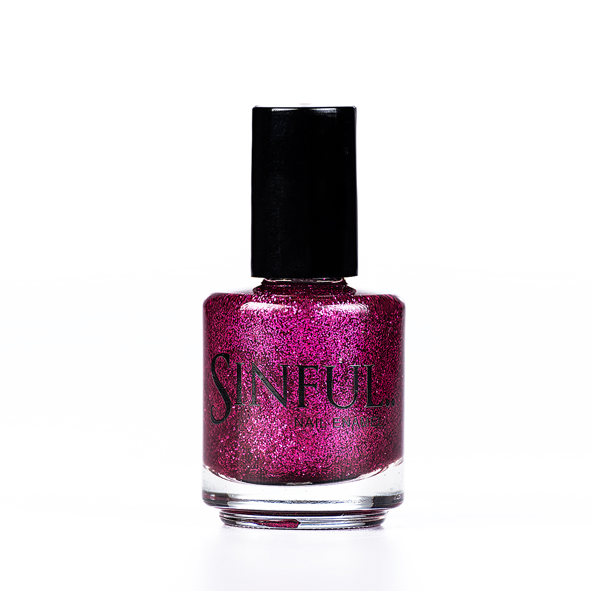 Fuchsia glitter Can be applied over a pink undercoat to give a quick, dazzling effect. For a super full nail glitter effect, apply 2-3 layers with a top coat. 15ml